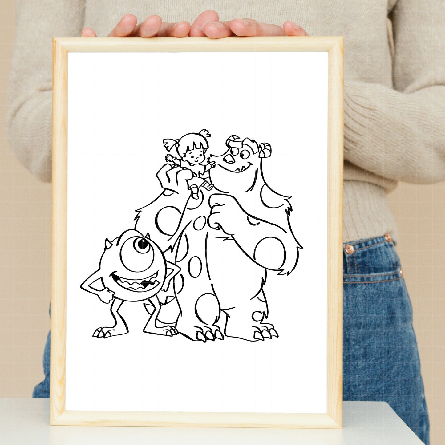 COD3294 - Monster inc. DTF, The door SVG, PNG - The door of Boo, monster inc