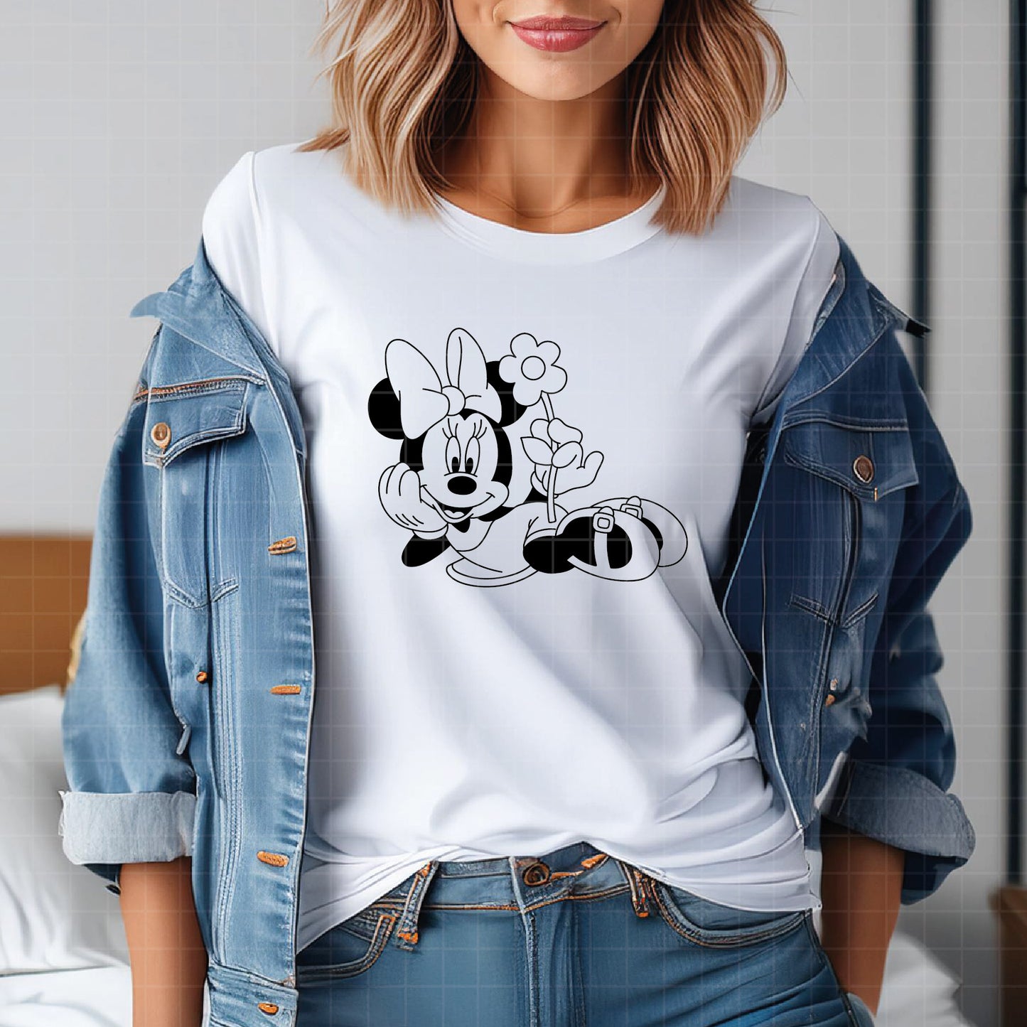COD3296 - Minnie svg, Disney svg, disneyland t shirt svg, Disney svg, dtf, sublimation