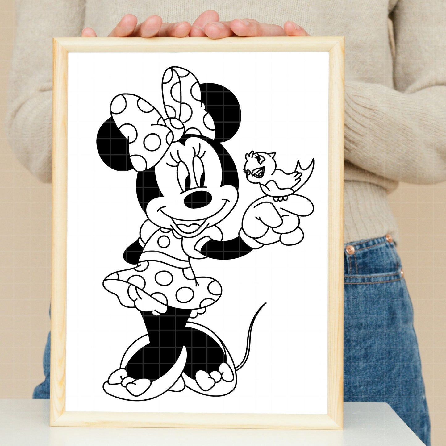 COD3297 - Minnie svg, Disney svg, disneyland t shirt svg, Disney svg, dtf, sublimation