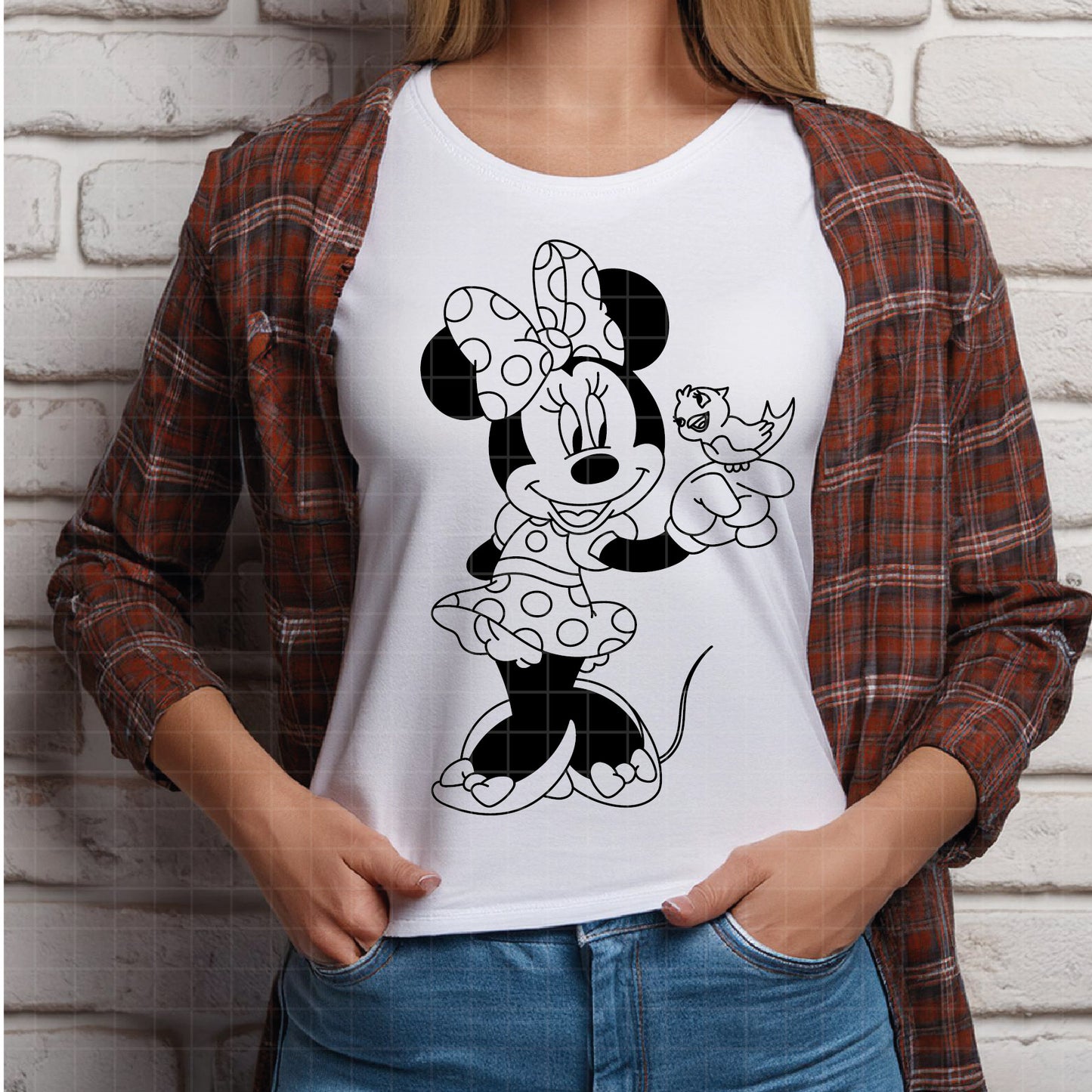 COD3297 - Minnie svg, Disney svg, disneyland t shirt svg, Disney svg, dtf, sublimation