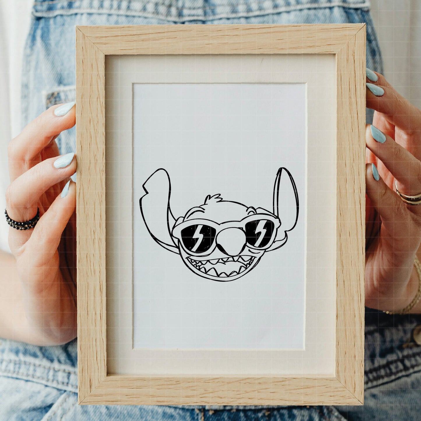 COD3305 - Stitch svg, Best teacher ever svg, disney svg, stitch sketch png