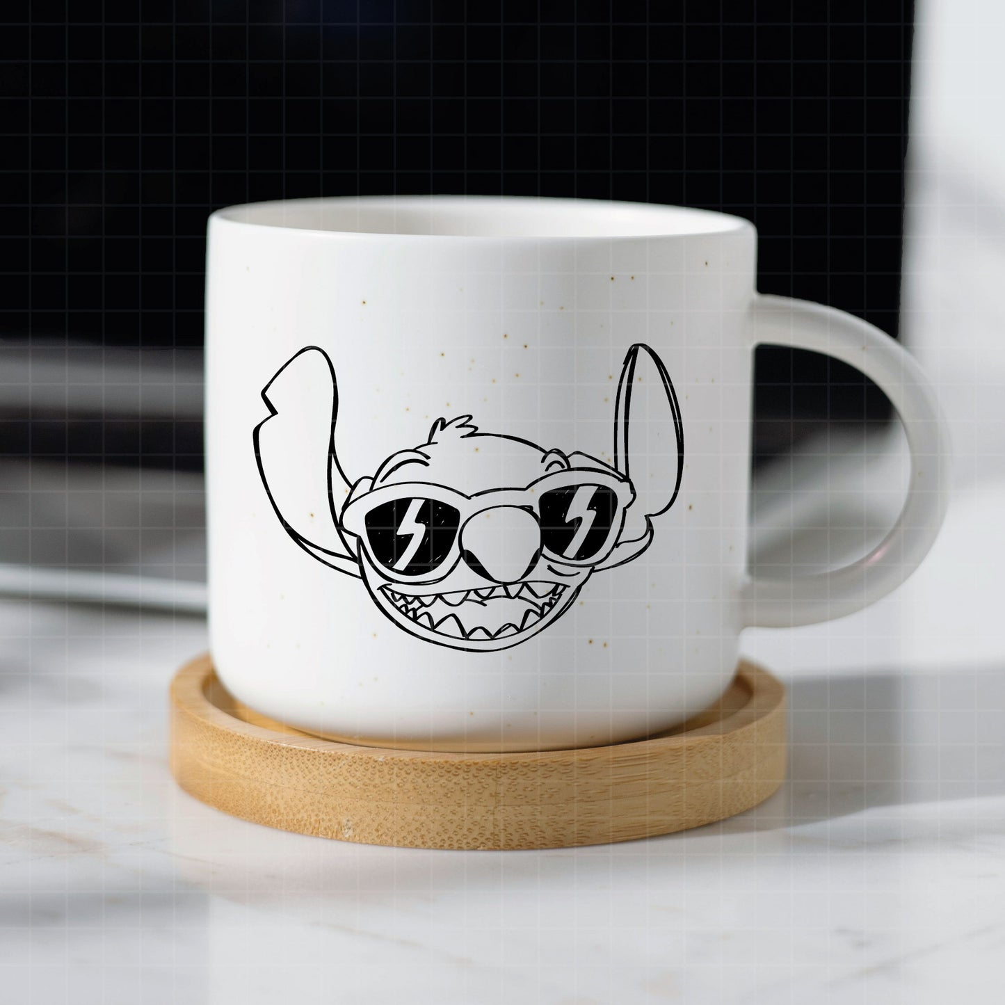 COD3305 - Stitch svg, Best teacher ever svg, disney svg, stitch sketch png