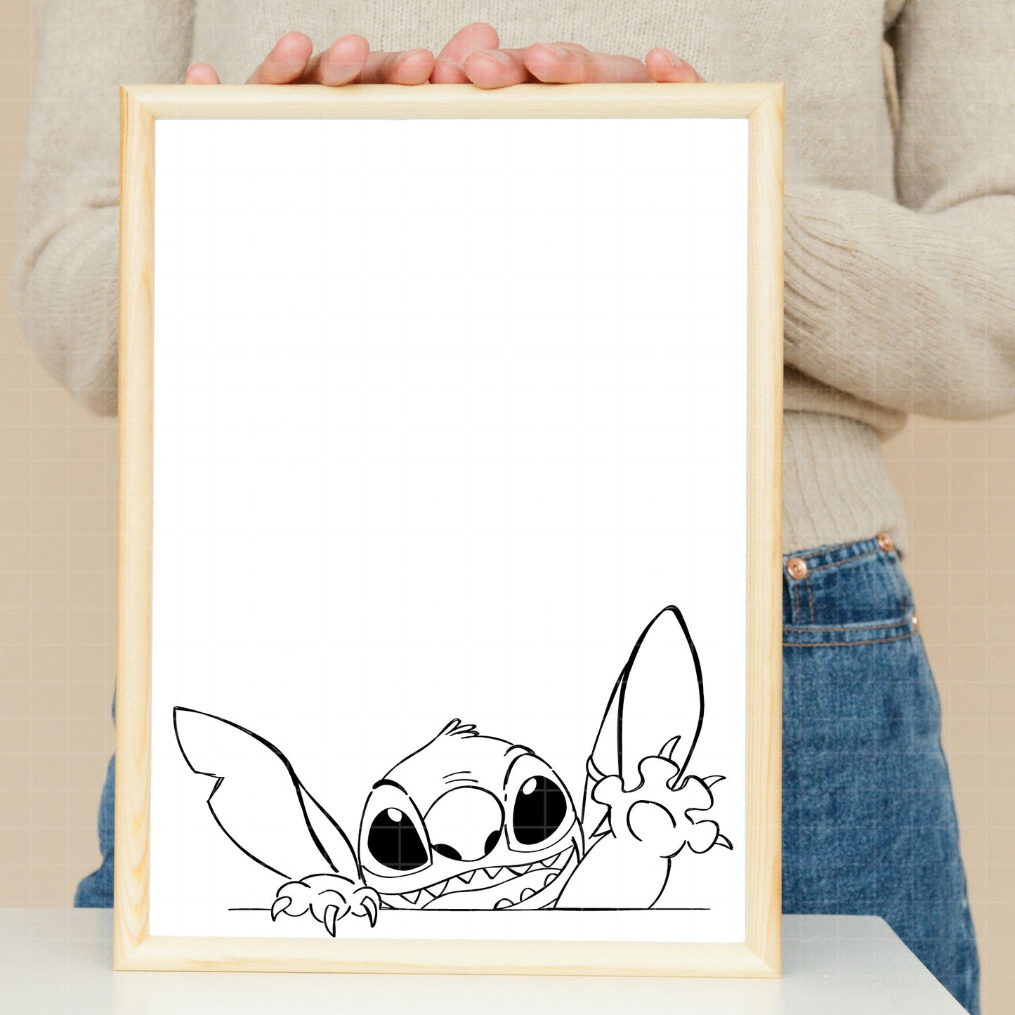 COD3306 - Stitch svg, Best teacher ever svg, disney svg, stitch sketch png