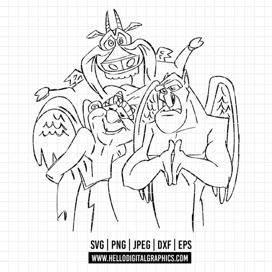 COD3321 - The Hunchback of Notre Dame svg, The Hunchback of Notre Dame cricut