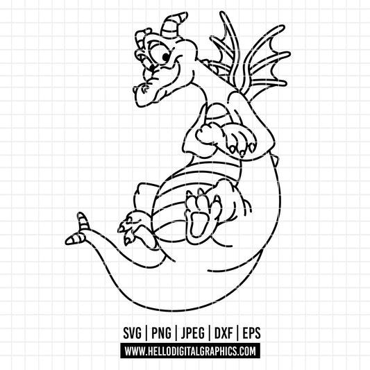COD3328 - Figment Epcot Png - Svg, Figment Png, Retro Figment Png, Figment The Dragon, Epcot Figment Png, Figment One Little Spark