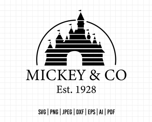 COD333- Mickey & co svg, Mickey Svg, Disney svg, Magical svg, Mickey face svg