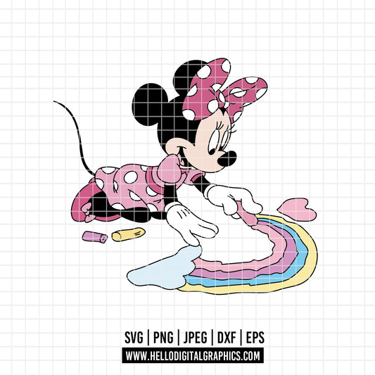 COD3338 - Minnie svg, Disney svg, disneyland t shirt svg, Disney svg, dtf, sublimation