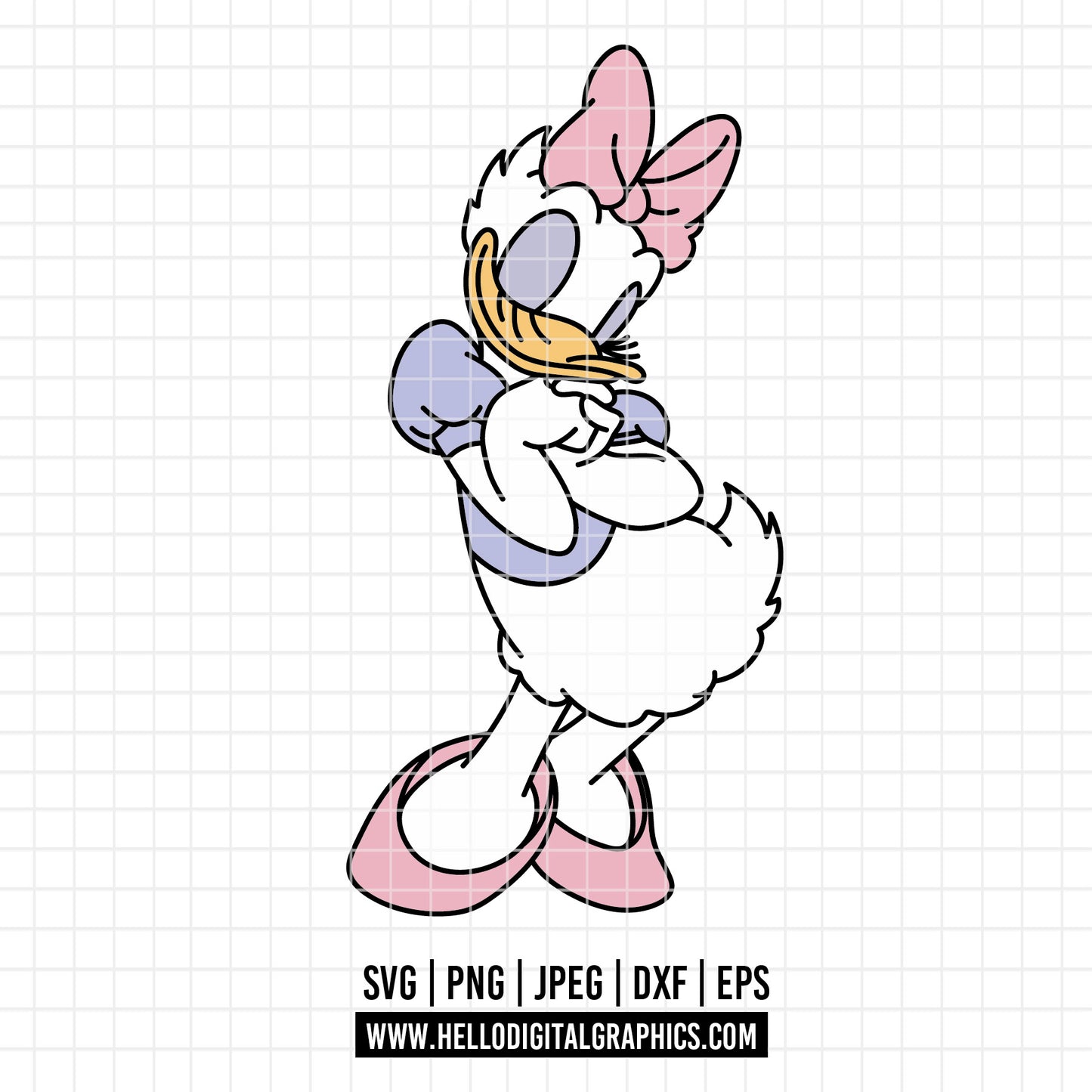 COD3339 - Daisy svg, Disney svg, Silhouette, Cricut