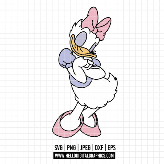 COD3339 - Daisy svg, Disney svg, Silhouette, Cricut