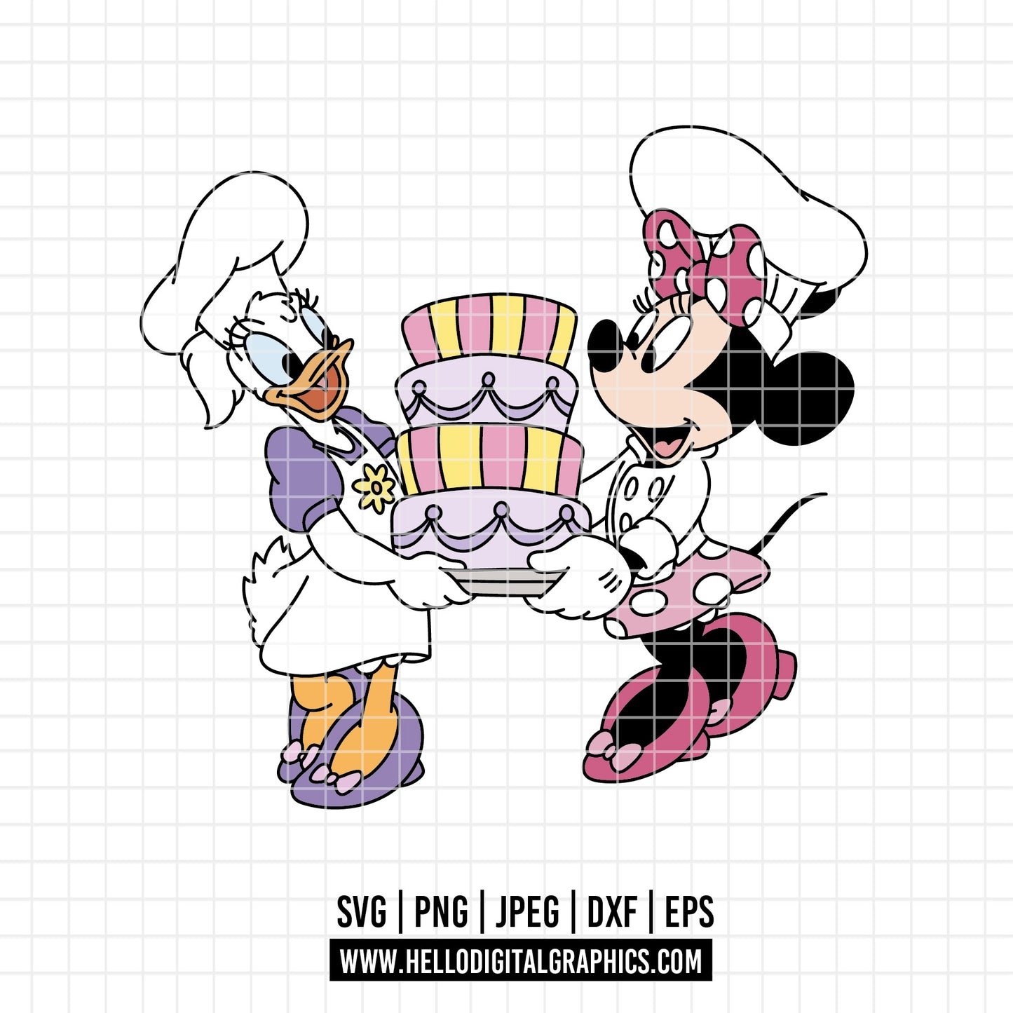 COD3341 - Besties svg, Minnie and daisy svg, Disney svg, disneyland t shirt svg, Disney svg, Minnie mermaid svg