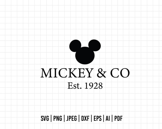 COD335- Mickey & co svg, Mickey Svg, Disney svg, Magical svg, Mickey face svg