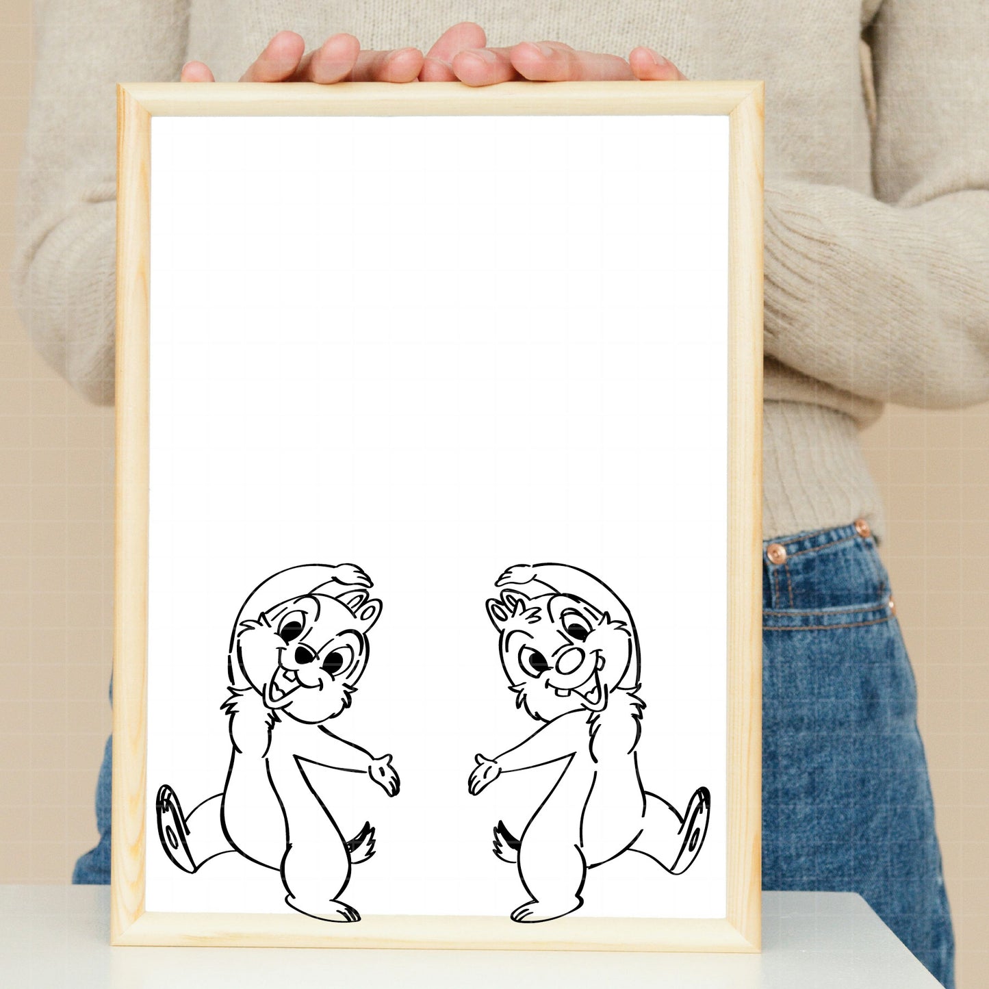 COD3359 - Chip and Dale Svg, chip Svg cut file for Cricut, Chip and Dale png, Double Trouble svg