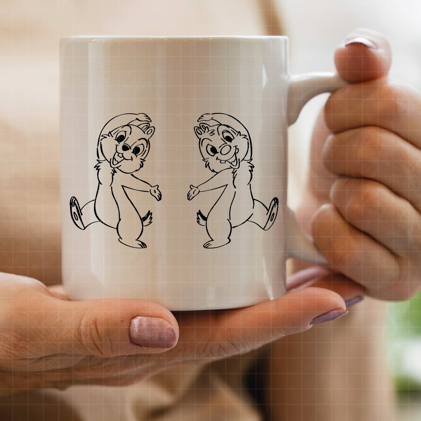 COD3359 - Chip and Dale Svg, chip Svg cut file for Cricut, Chip and Dale png, Double Trouble svg