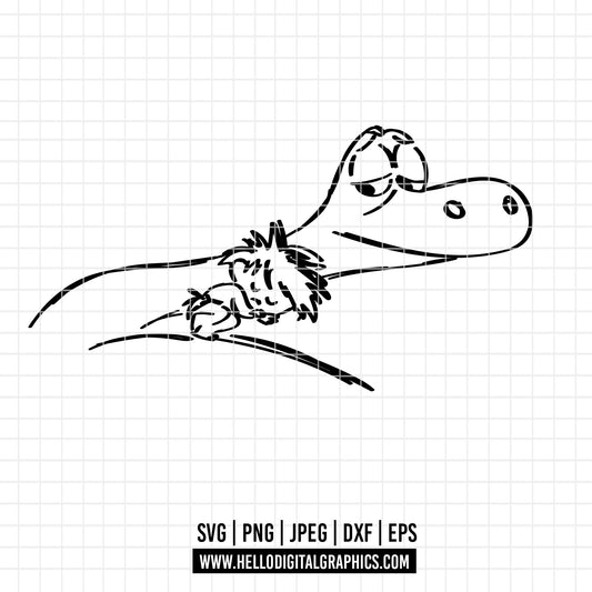 COD3360 - The Good Dinosaur svg, Arlo svg, Arlo Silhouette, Spot Silhouette, Spot svg, Baby Dinosaur svg, Spot Arlo svg