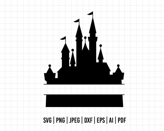 COD339- Castle svg, disney castle svg, disney svg, home svg, disney life svg, png, ,cricut, silhouette