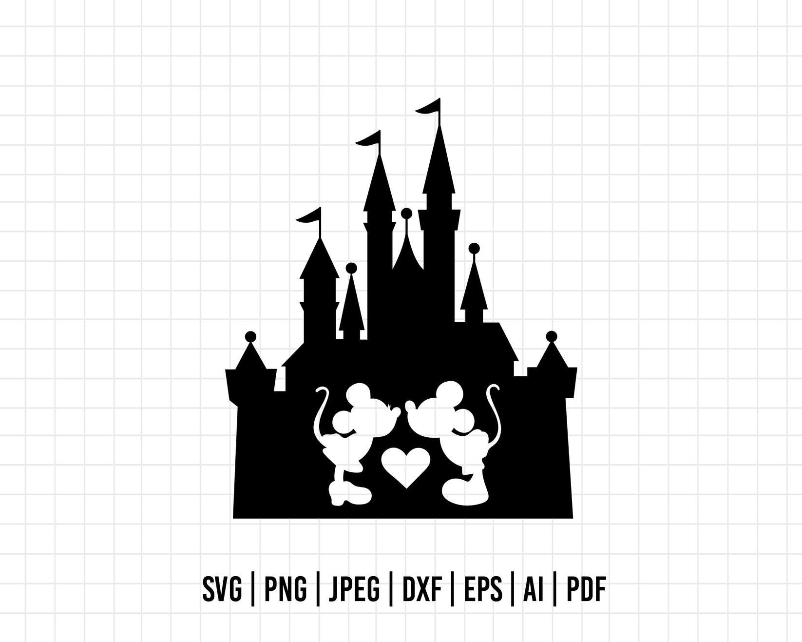 COD340- Castle svg, disney castle svg, disney svg, home svg, disney li ...