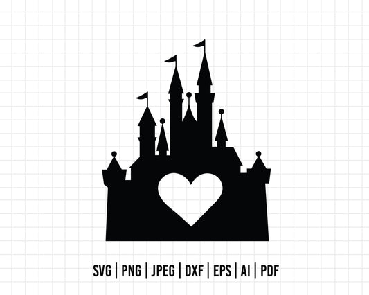 COD341- Castle svg, disney castle svg, disney svg, home svg, disney life svg, png, ,cricut, silhouette