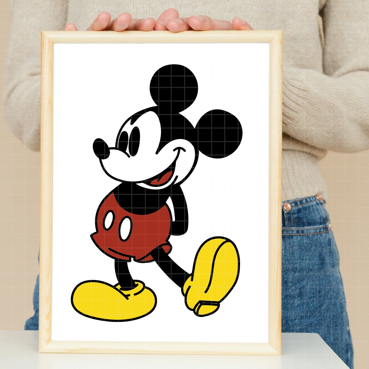COD3417 - Mickey sketch svg, Mickey Svg, Disney svg, Magical svg, Mickey face svg