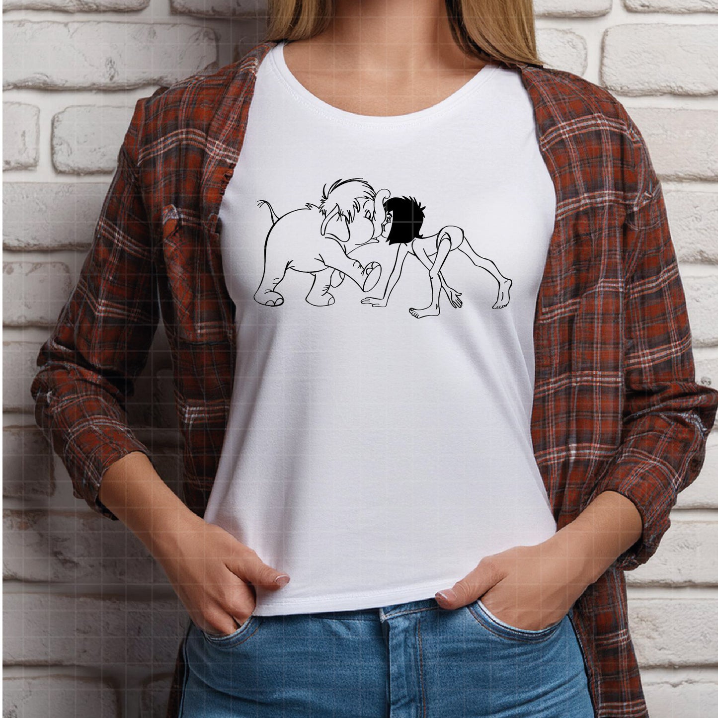COD3459 - Jungle Book SVG png dxf clipart , cut file outline silhouette, T-Shirt Prints Wall Decals, Baloo jungle book