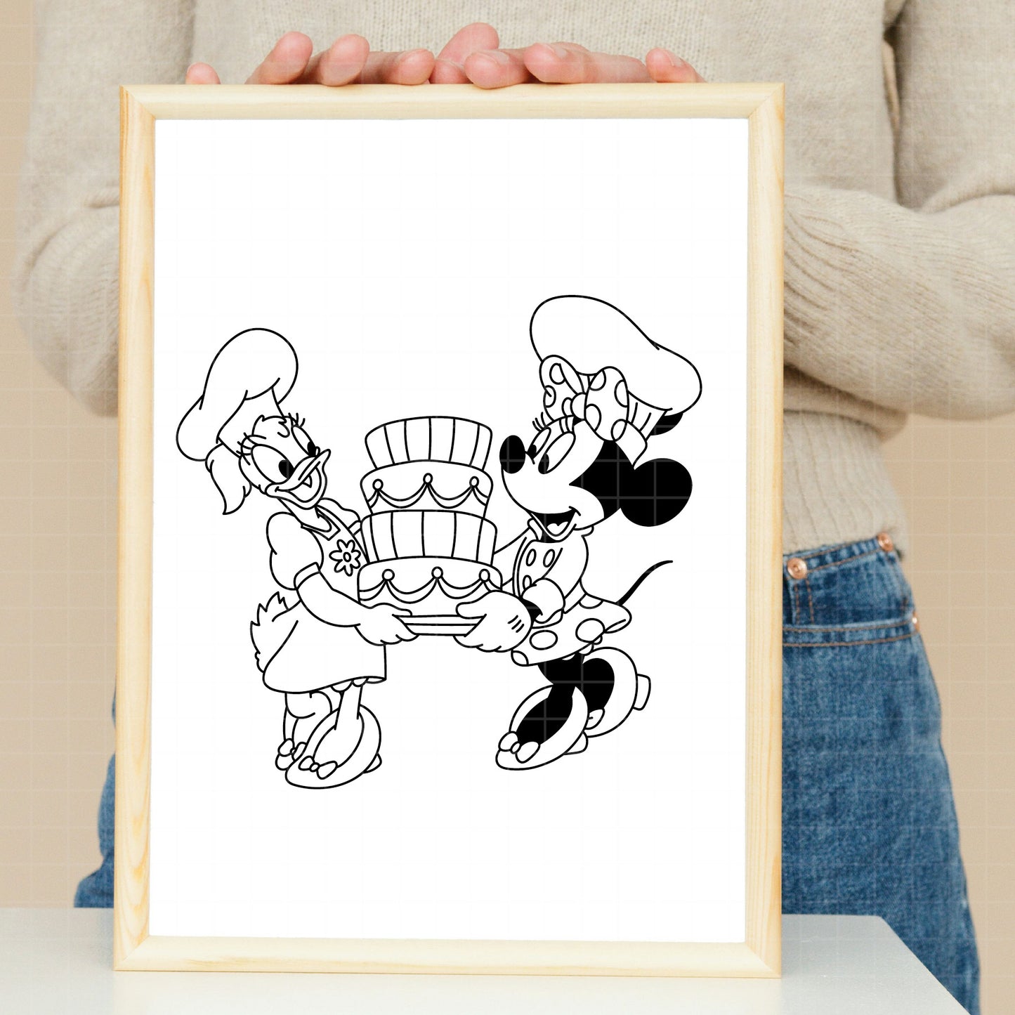 COD3460 - Besties svg, Minnie and daisy svg, Disney svg, disneyland t shirt svg, Disney svg, Minnie mermaid svg