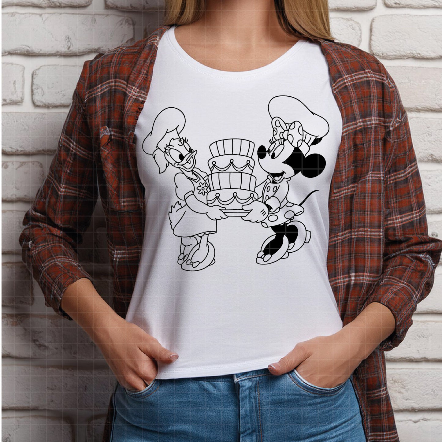 COD3460 - Besties svg, Minnie and daisy svg, Disney svg, disneyland t shirt svg, Disney svg, Minnie mermaid svg