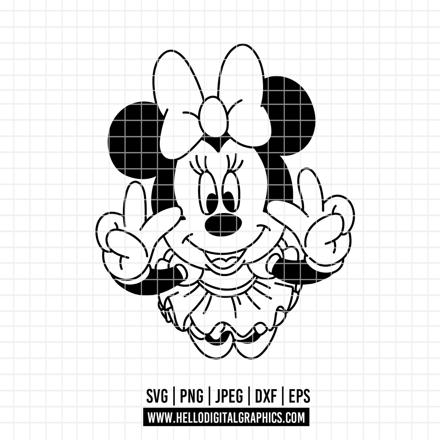 COD3461 - Minnie svg, Disney svg, disneyland t shirt svg, Disney svg, dtf, sublimation