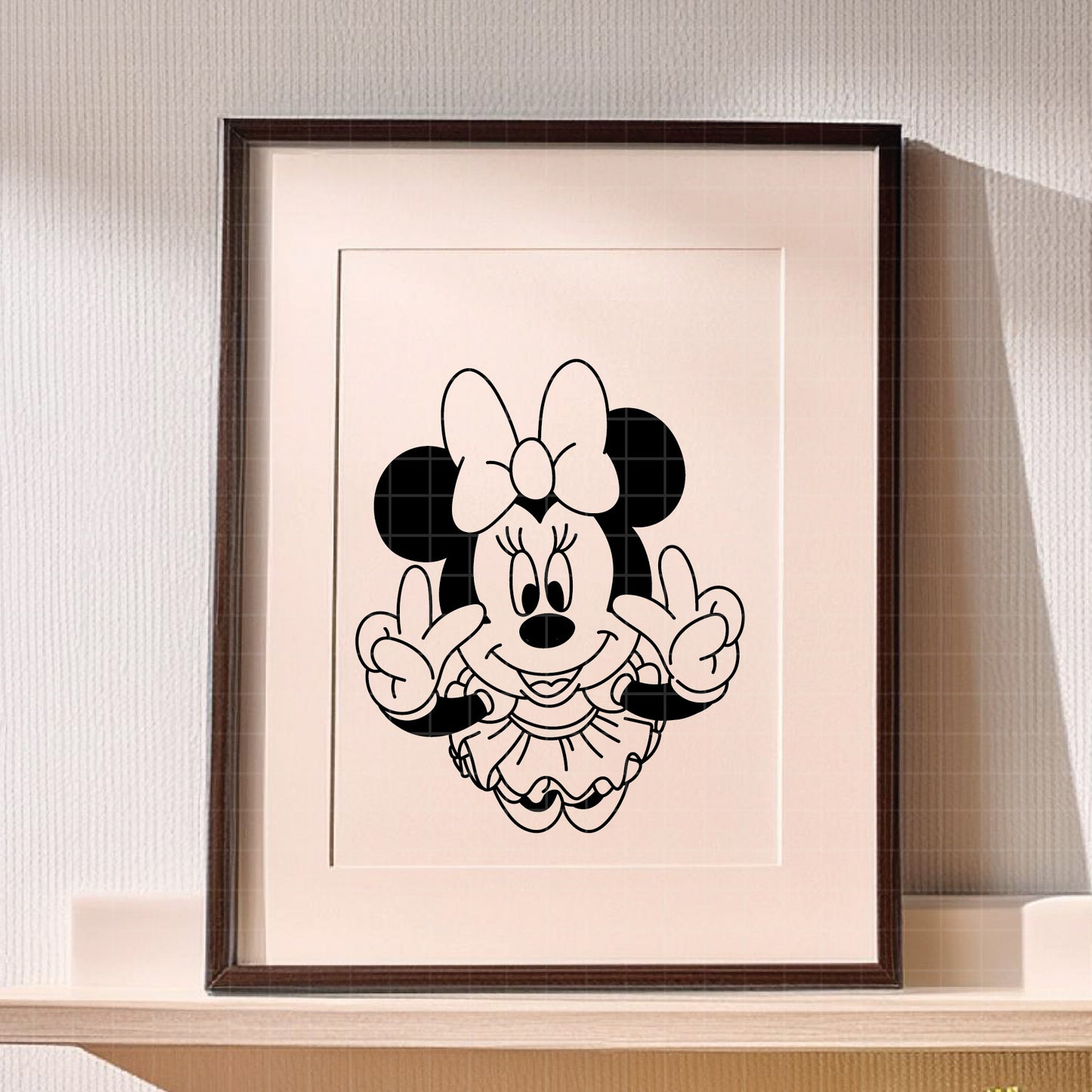 COD3461 - Minnie svg, Disney svg, disneyland t shirt svg, Disney svg, dtf, sublimation