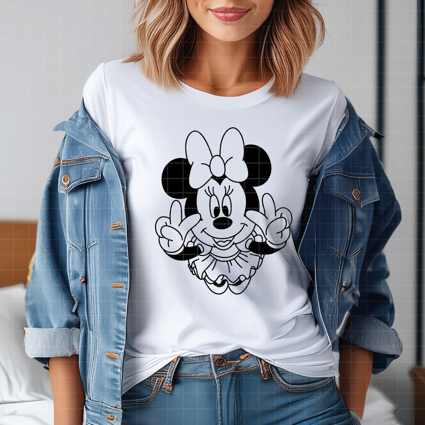 COD3461 - Minnie svg, Disney svg, disneyland t shirt svg, Disney svg, dtf, sublimation