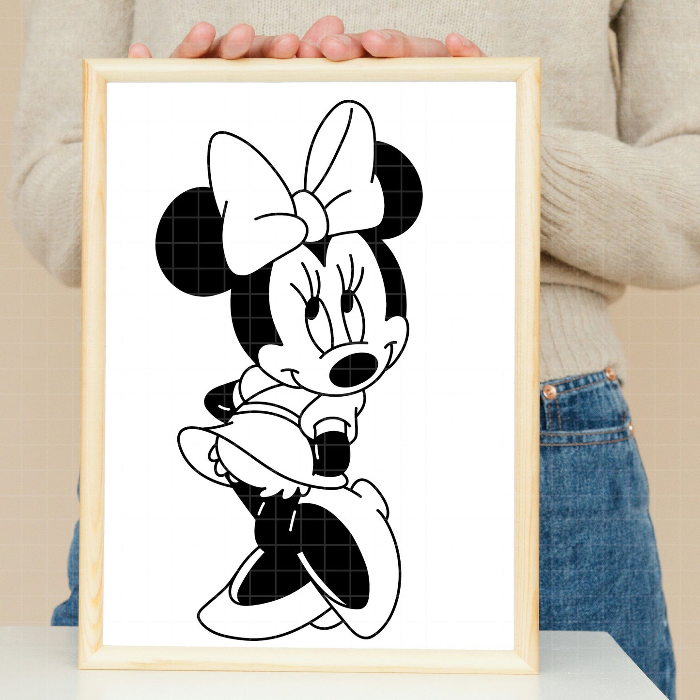 COD3469 - Minnie svg, Disney svg, disneyland t shirt svg, Disney svg, dtf, sublimation