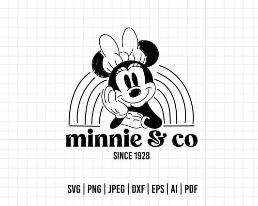 COD352- Minnie mouse & co svg, Disney svg, mickey svg, minnie svg, Silhouette, Cricut