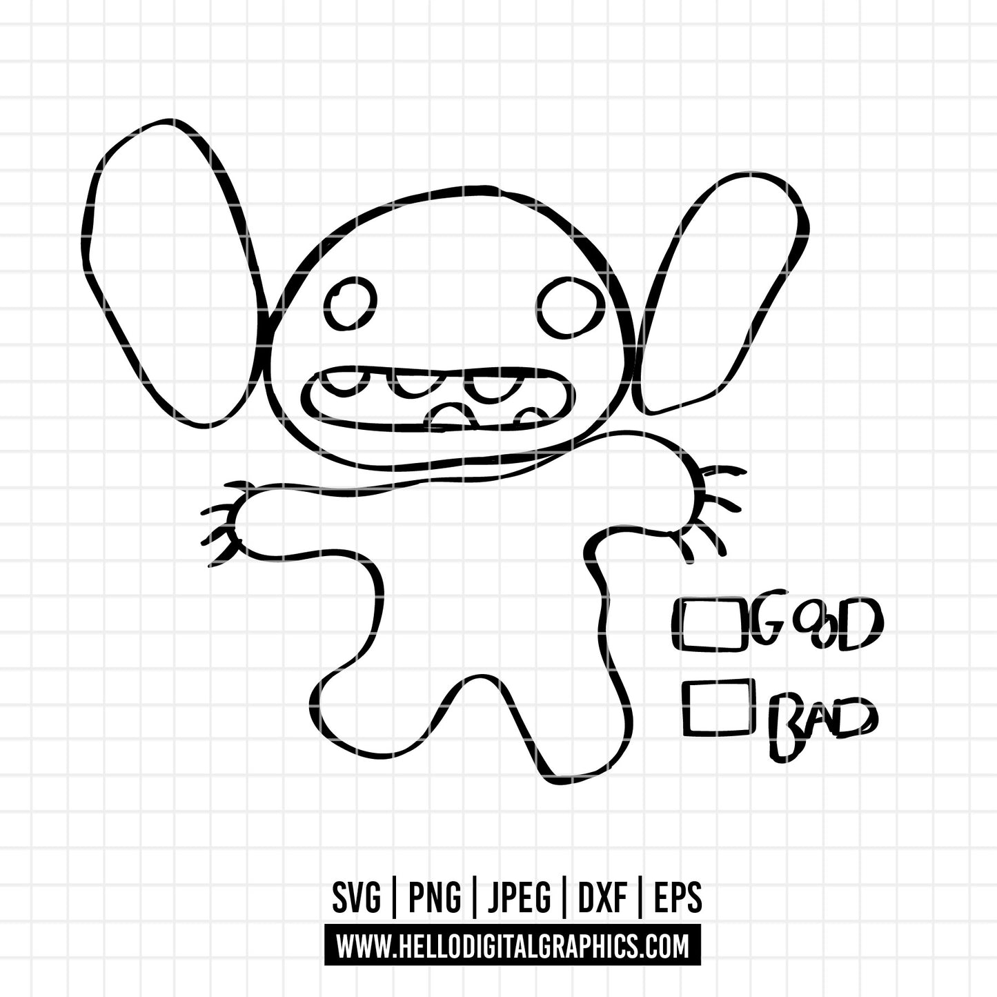 COD3570 - Stitch svg, Best teacher ever svg, disney svg, stitch sketch png