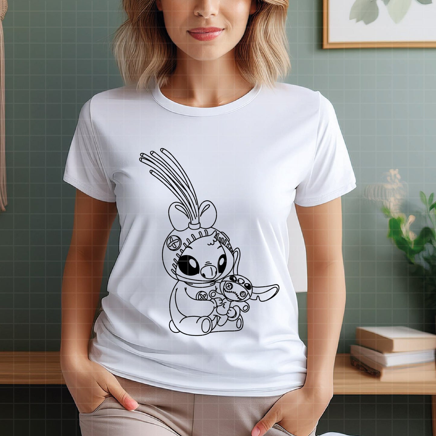 COD3571 - Stitch svg, Best teacher ever svg, disney svg, stitch sketch png