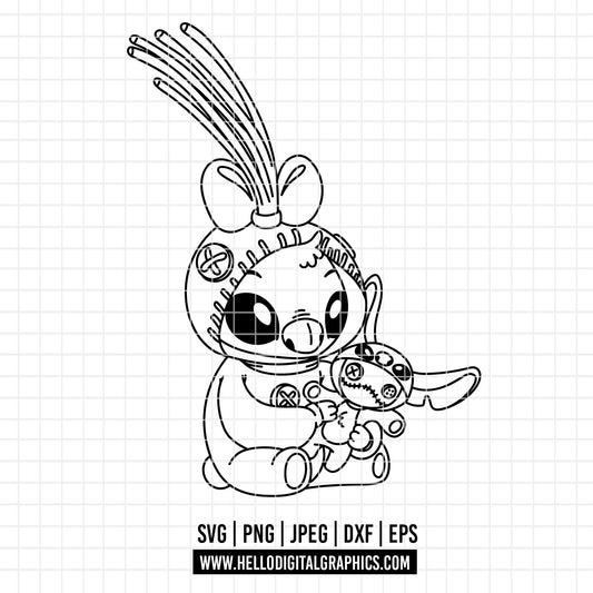 COD3571 - Stitch svg, Best teacher ever svg, disney svg, stitch sketch png