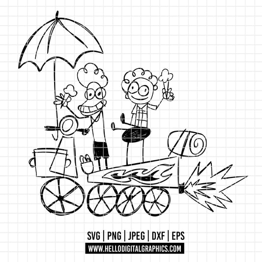 COD3575 - Luca and Alberto Svg, Luca Svg, Alberto Svg, Disney Svg, Cartoon Svg