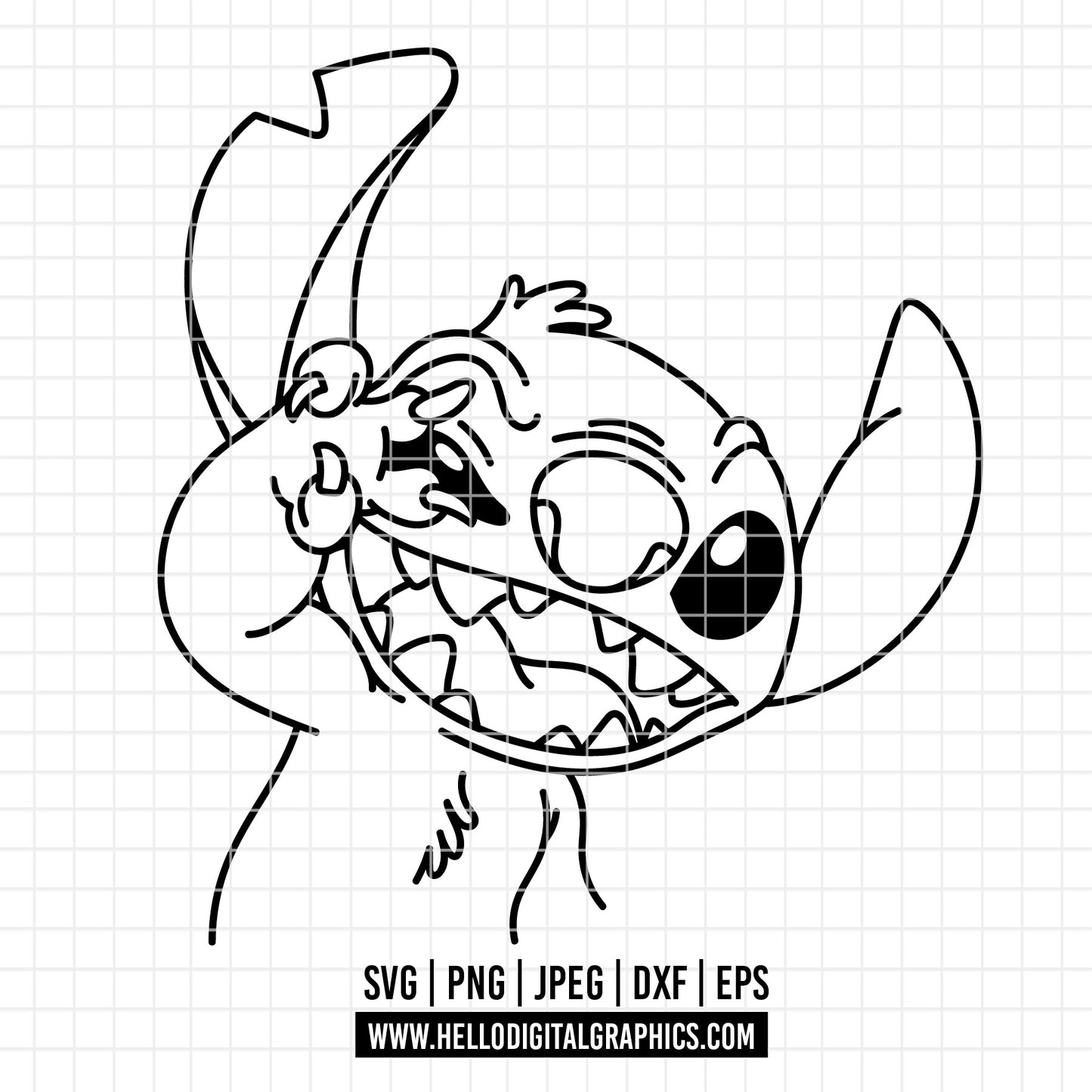 COD3576 - Stitch svg, Best teacher ever svg, disney svg, stitch sketch png