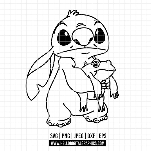COD3597 - Stitch svg, Best teacher ever svg, disney svg, stitch sketch png