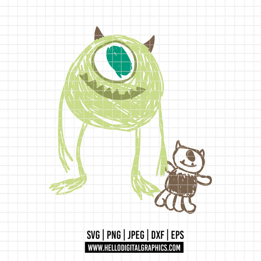 COD3598 - Monster inc. DTF, The door SVG, PNG - The door of Boo, monster inc