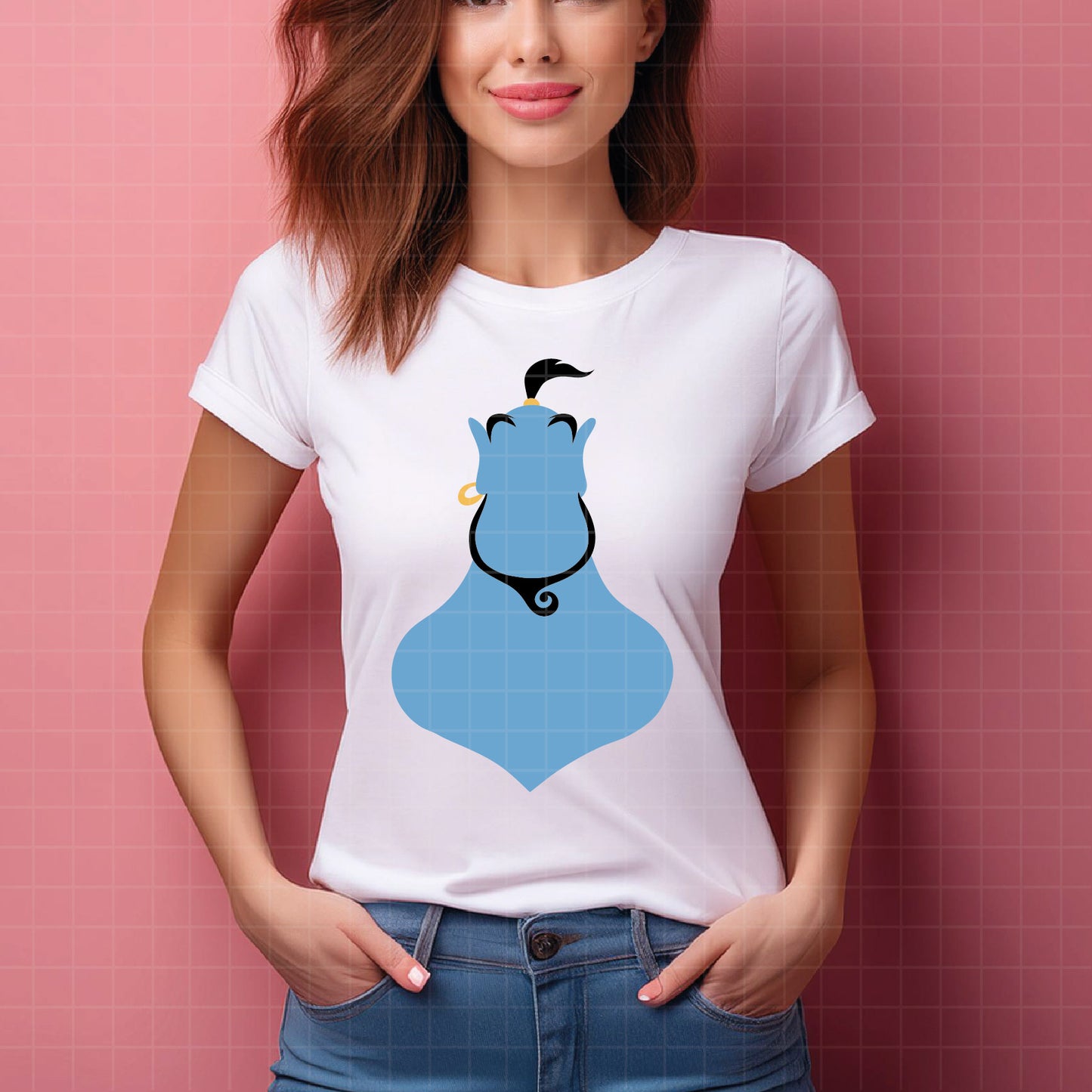 COD3600 - Genie svg, aladdin genie, Aladdin svg, Princess svg, silhouette svg, disney svg