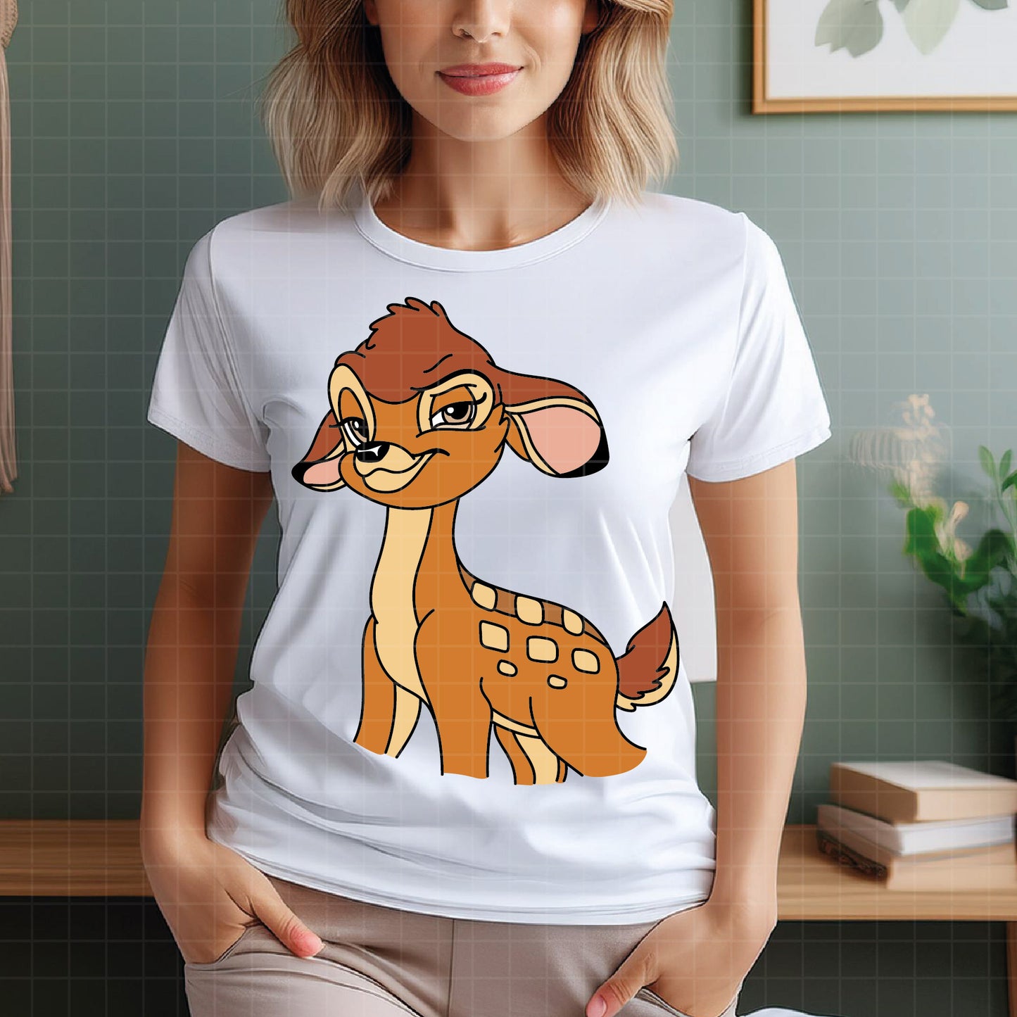 COD3606 - bambi svg, bambi png, bambi clipart, disney svg, cricut, silhouette