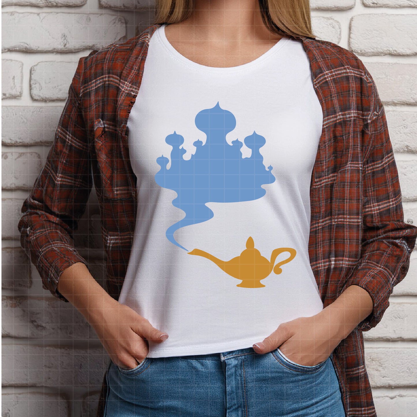 COD3627 - Genie svg, aladdin genie, Aladdin svg, Princess svg, silhouette svg, disney svg