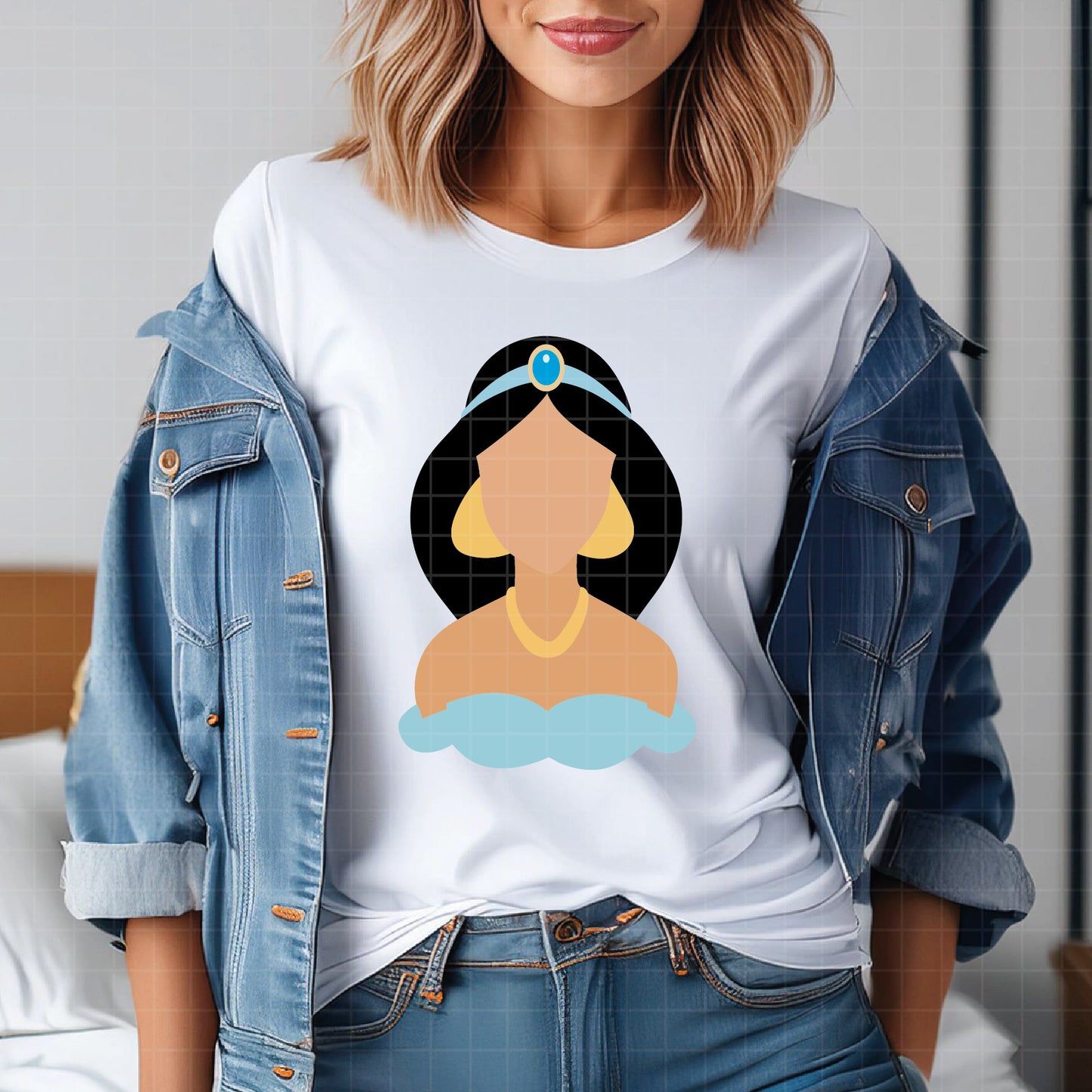 COD3628 - Jasmine Svg, Princess Svg, Indian Princess svg, Arabian Princess SVG, Aladdin svg, Princess svg, silhouette svg, disney svg