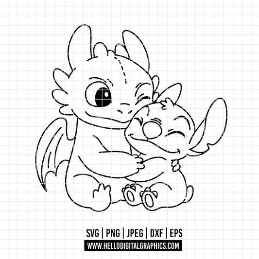 COD3630 - Stitch svg, Best teacher ever svg, disney svg, stitch sketch png