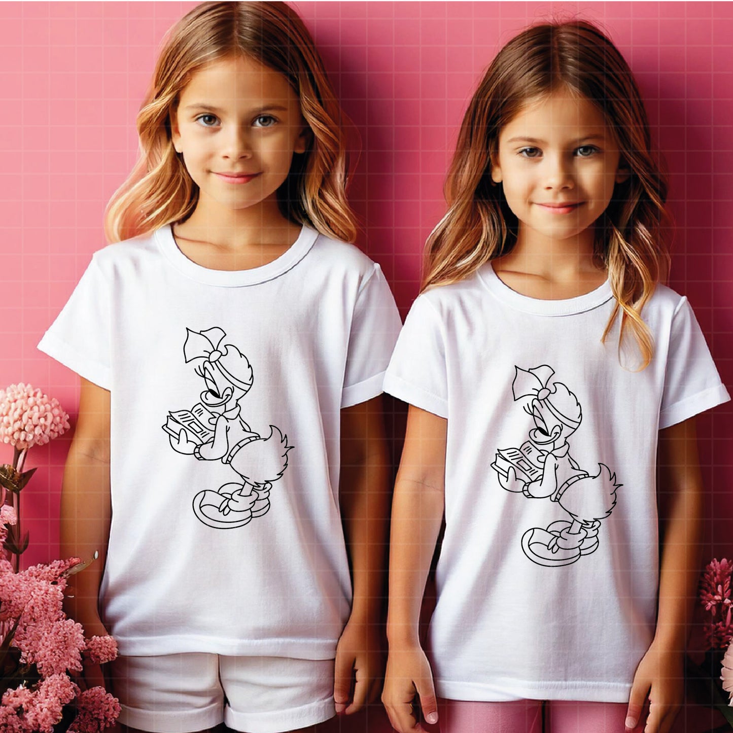 COD3634 - Besties svg, Minnie and daisy svg, Disney svg, disneyland t shirt svg, Disney svg, Minnie mermaid svg