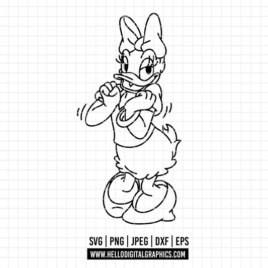 COD3635 - Besties svg, Minnie and daisy svg, Disney svg, disneyland t shirt svg, Disney svg, Minnie mermaid svg