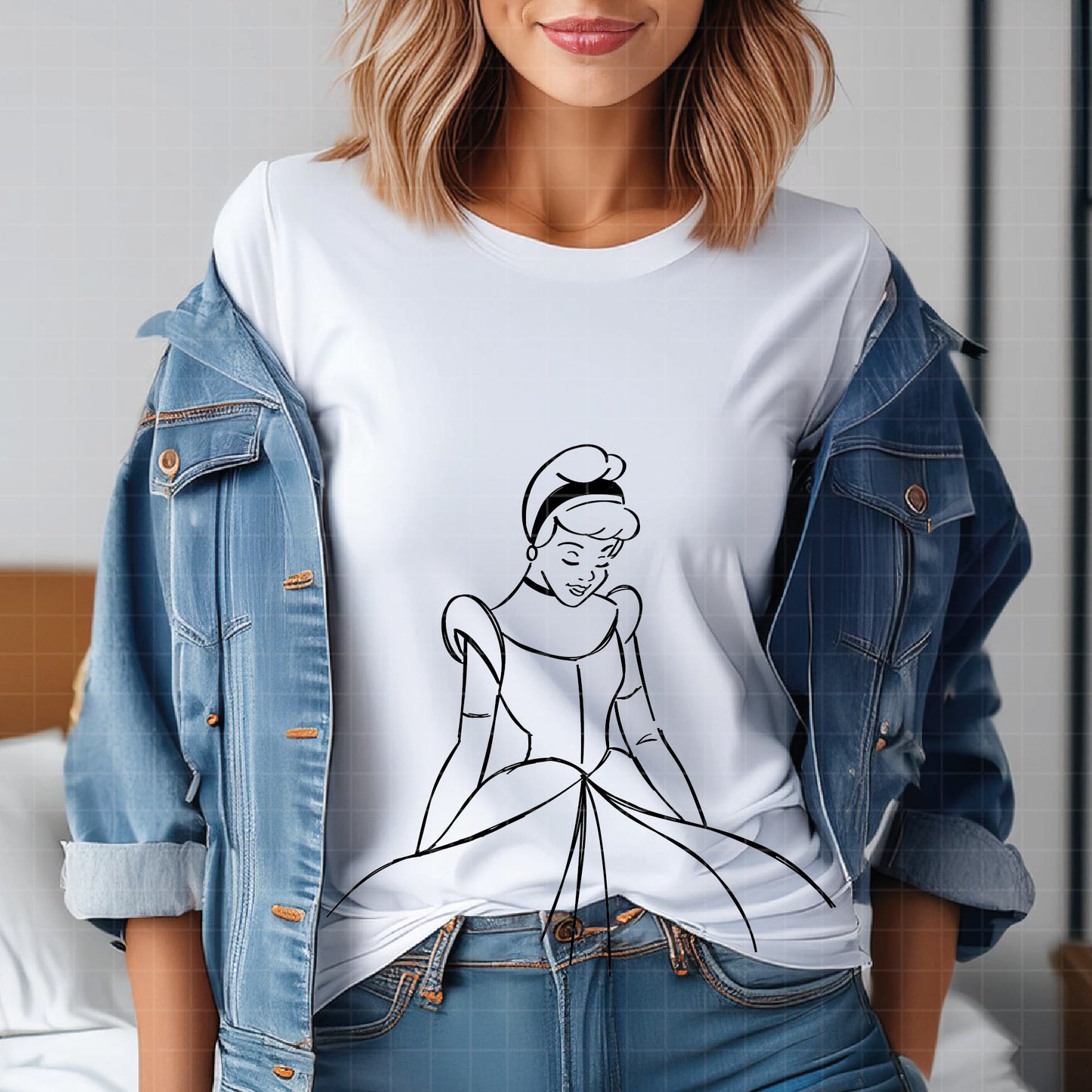 COD3654 - Cinderella svg, Princess svg, Princess for Cricut Silhouette, disney svg