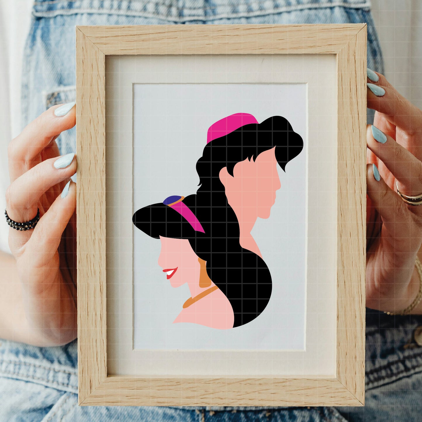 COD3655 - Genie svg, aladdin genie, Aladdin svg, Princess svg, silhouette svg, disney svg