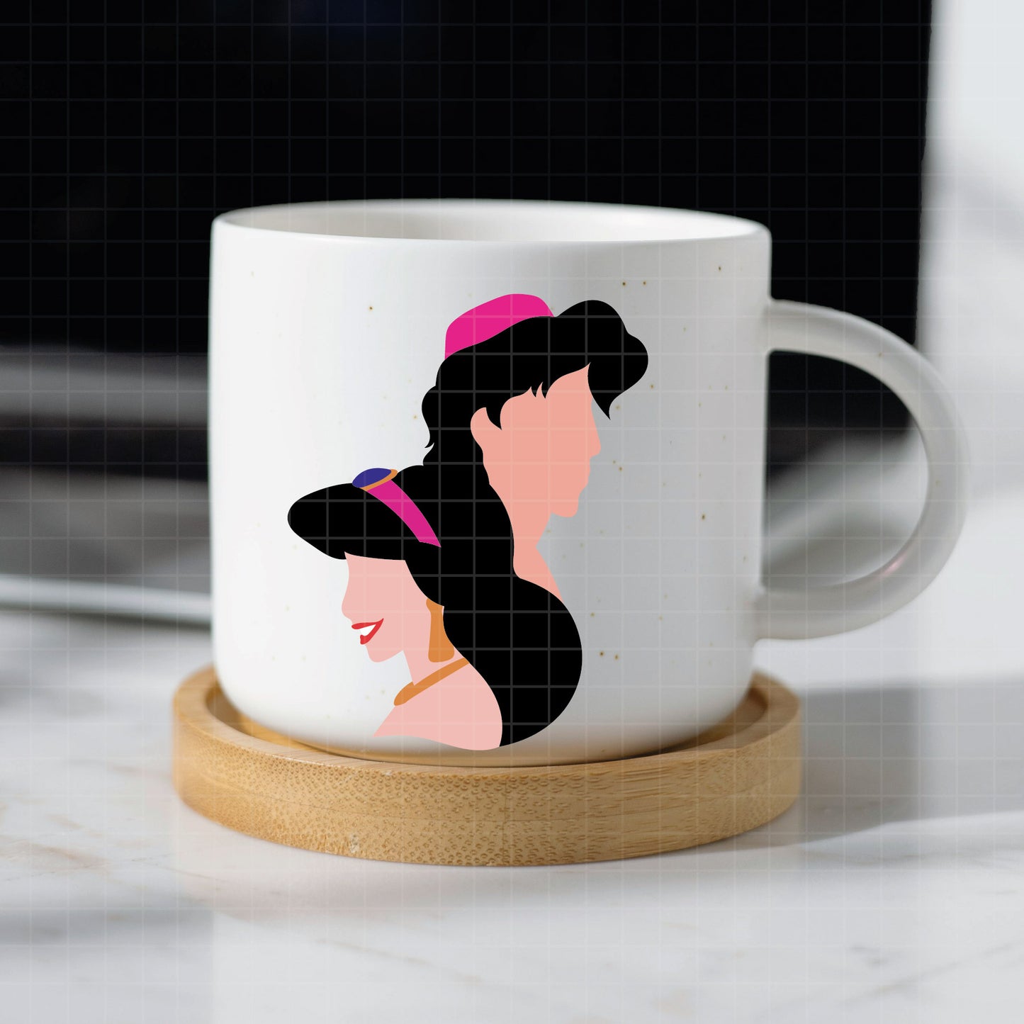 COD3655 - Genie svg, aladdin genie, Aladdin svg, Princess svg, silhouette svg, disney svg