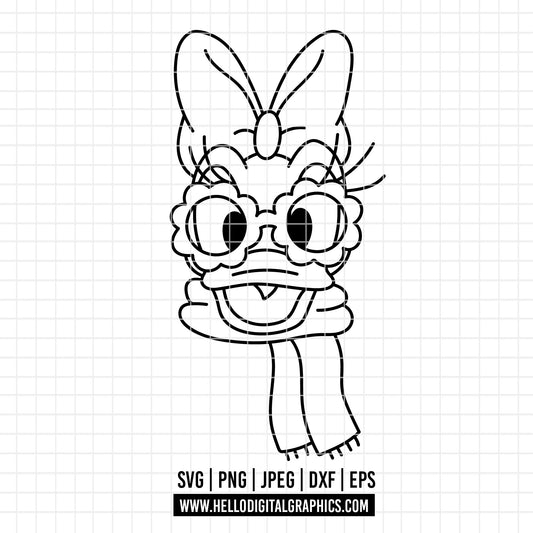 COD3657 - Daisy svg, Disney svg, disneyland t shirt svg, Disney svg