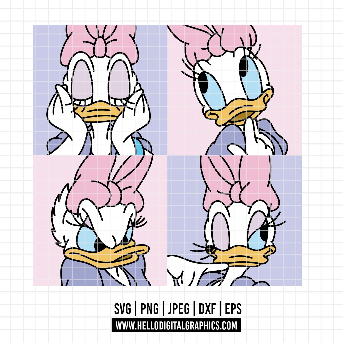 COD3658 - Daisy svg, Disney svg, disneyland t shirt svg, Disney svg
