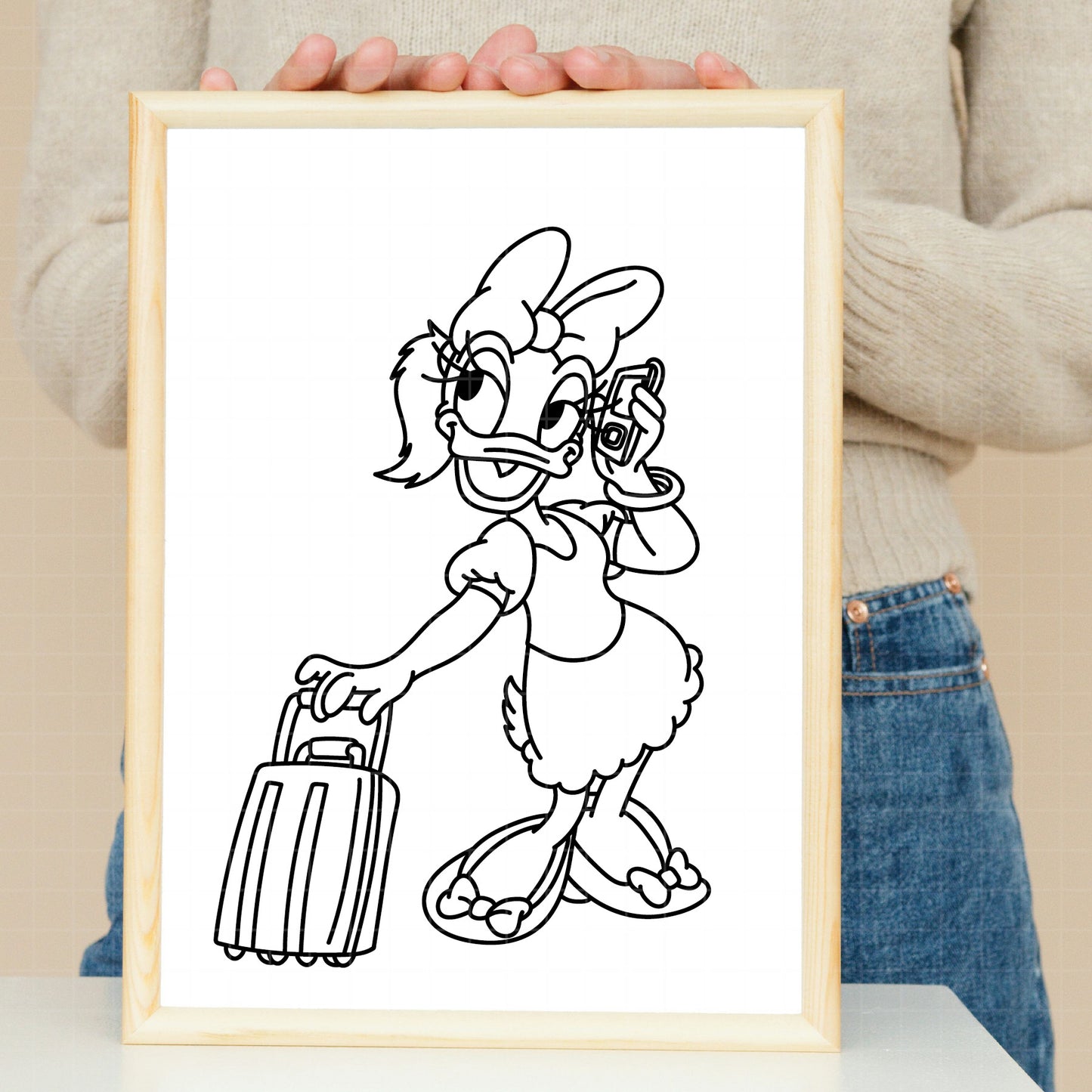 COD3677 - Daisy svg, Disney svg, disneyland t shirt svg, Disney svg